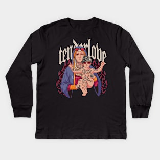 St Mary and Lil' baby Kids Long Sleeve T-Shirt